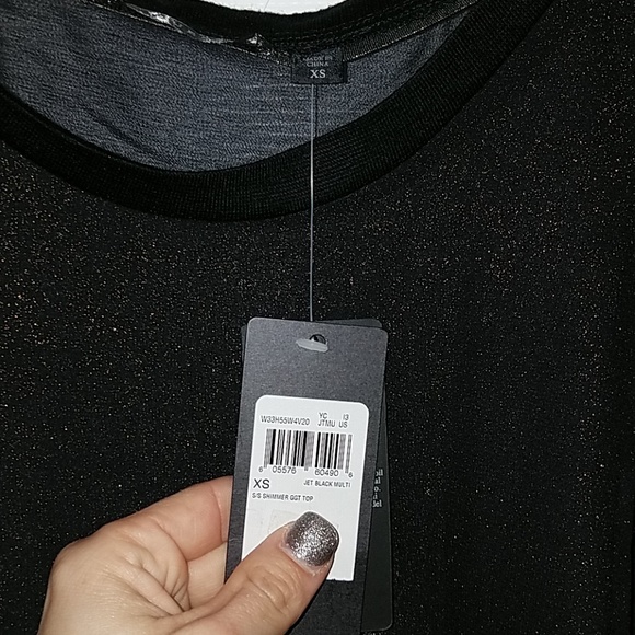 Guess see-through Shimmer GG top - Picture 2 of 3